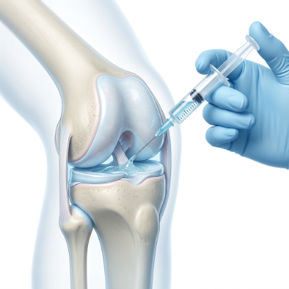Aplicação intra-articular